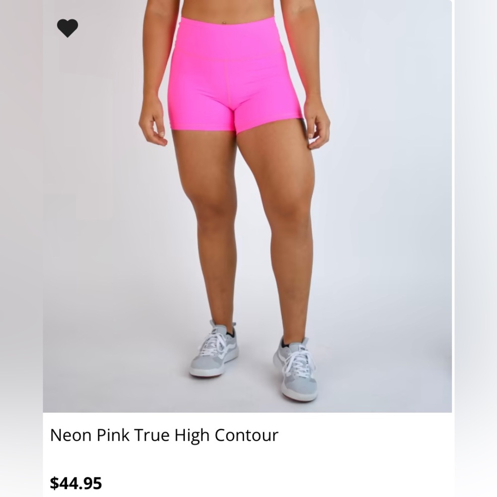 true high contour FLEO shorts